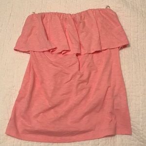 Pink Lilly Pulitzer strapless tank
